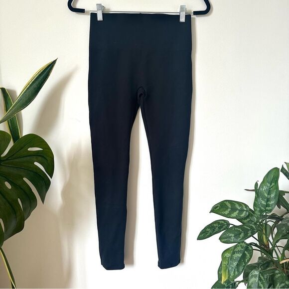 Spanx Waist Compression Black Leggings Size S - Picture 1 of 4